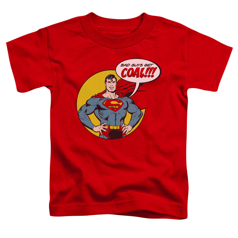 DC Comics Coal Toddler Kids Youth T Shirt Red