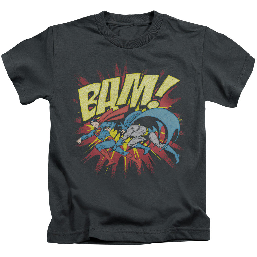 DC Comics Bam Juvenile Kids Youth T Shirt Charcoal 