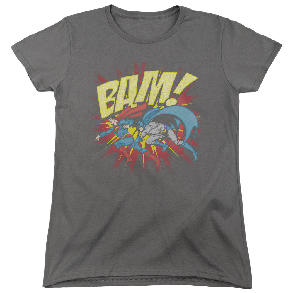 DC Comics Bam Womens T Shirt Charcoal