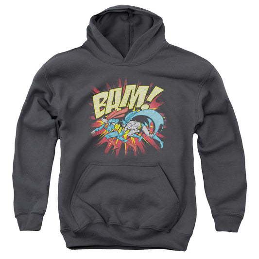 DC Comics Bam Kids Youth Hoodie Charcoal
