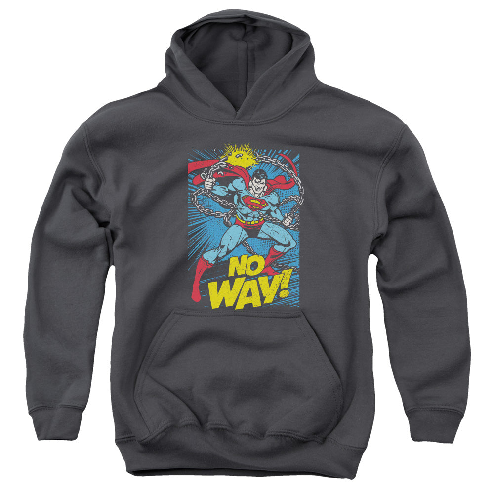 DC Comics No Way Kids Youth Hoodie Charcoal