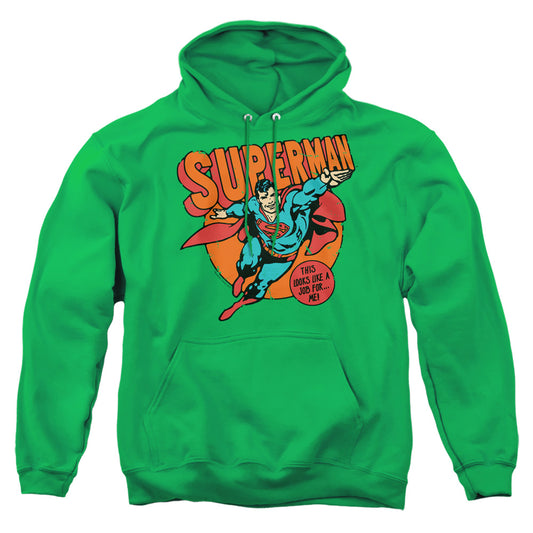 Dc Job For Me Mens Hoodie Kelly Green Officially Licensed