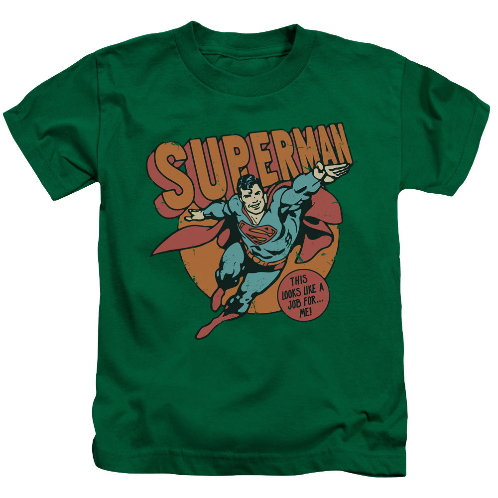 DC Comics Job for Me Juvenile Kids Youth T Shirt Kelly Green 