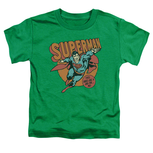 DC Comics Job for Me Toddler Kids Youth T Shirt Kelly Green