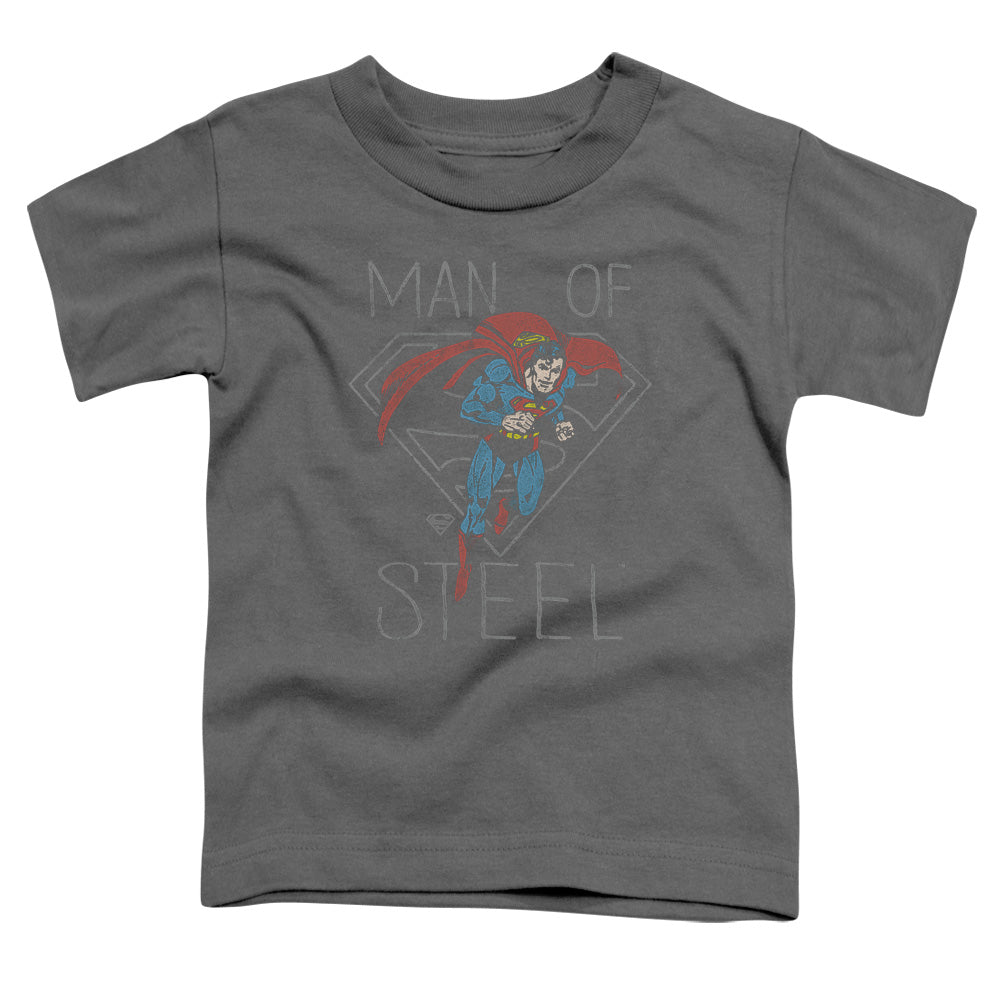 DC Comics Hardened Heart Toddler Kids Youth T Shirt Charcoal