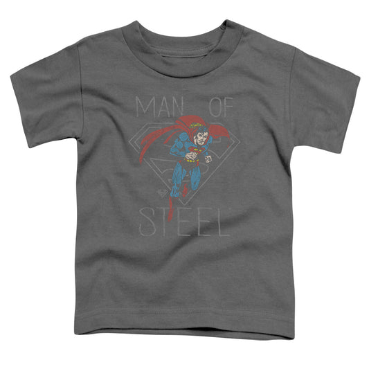 DC Comics Hardened Heart Toddler Kids Youth T Shirt Charcoal