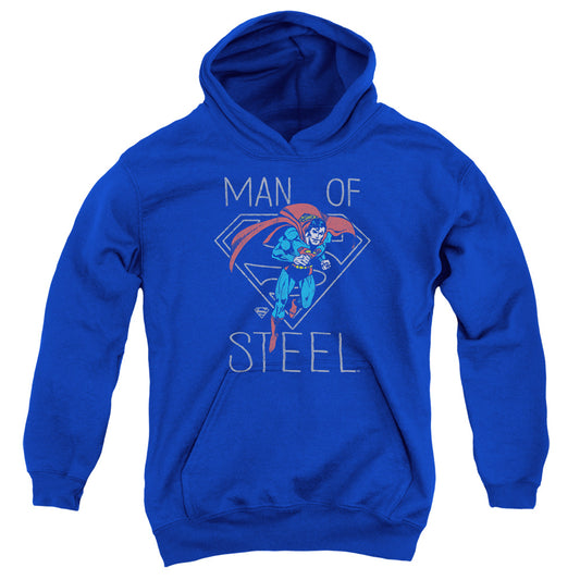DC Comics Hardened Heart Kids Youth Hoodie Royal Blue