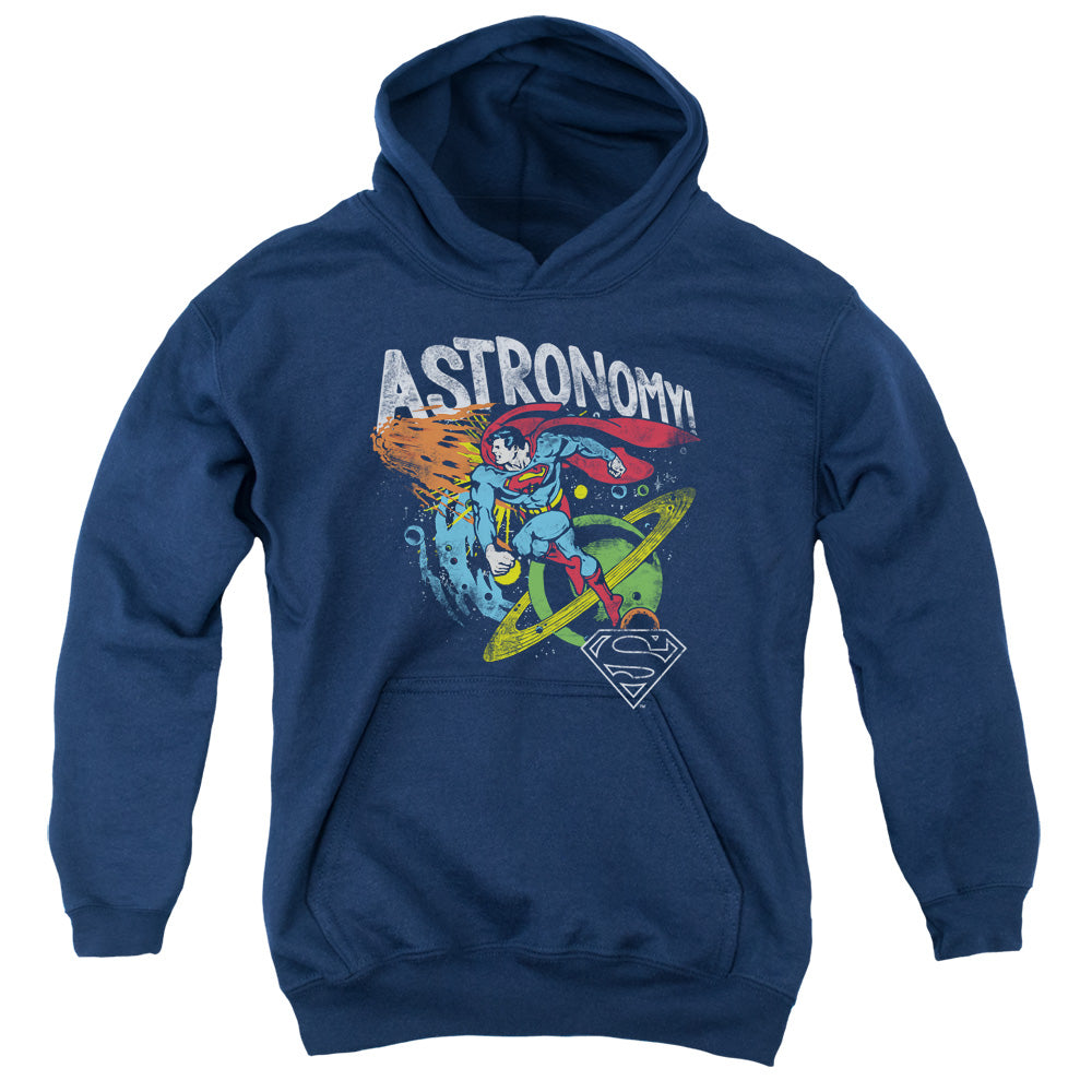 DC Comics Astronomy Kids Youth Hoodie Navy Blue