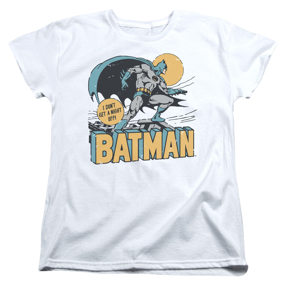 DC Comics Night Off Womens T Shirt White