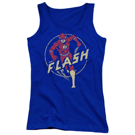 DC Comics Flash Flash Comics Womens Tank Top Shirt Royal Blue