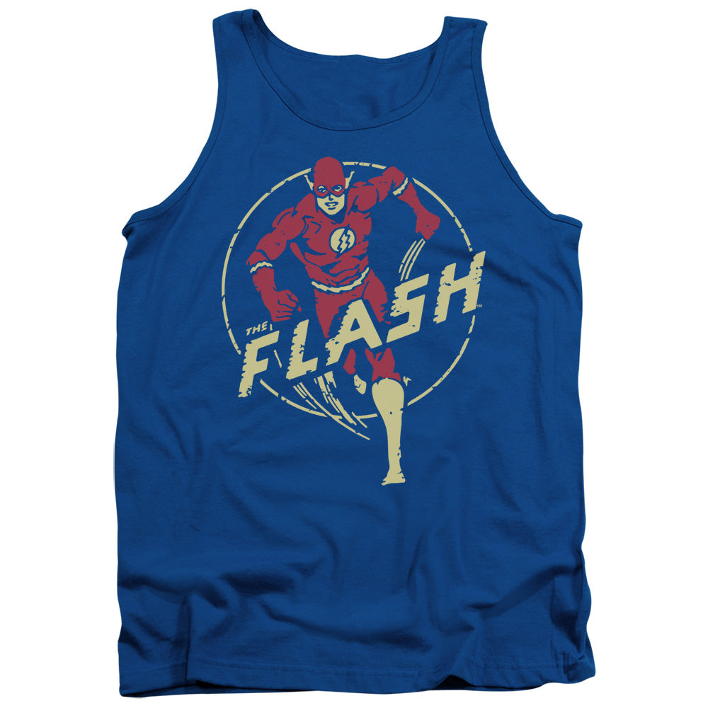 DC Comics Flash Flash Comics Mens Tank Top Shirt Royal Blue