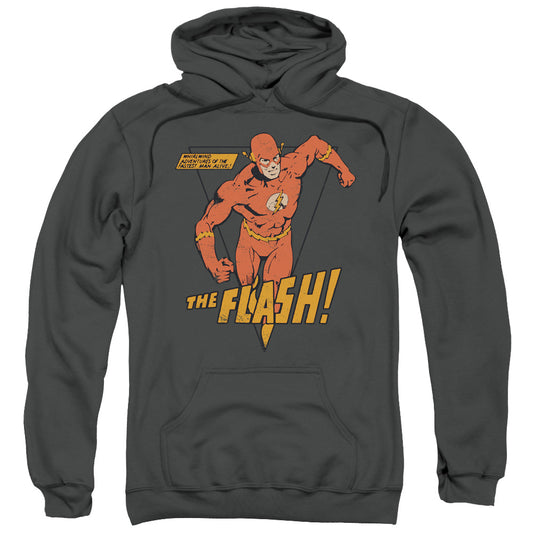 DC Comics Flash Whirlwind Mens Hoodie Charcoal