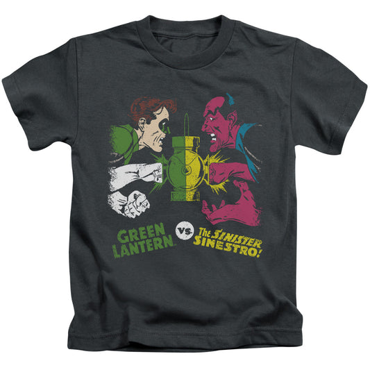 DC Comics Gl Vs Sinestro Juvenile Kids Youth T Shirt Charcoal 