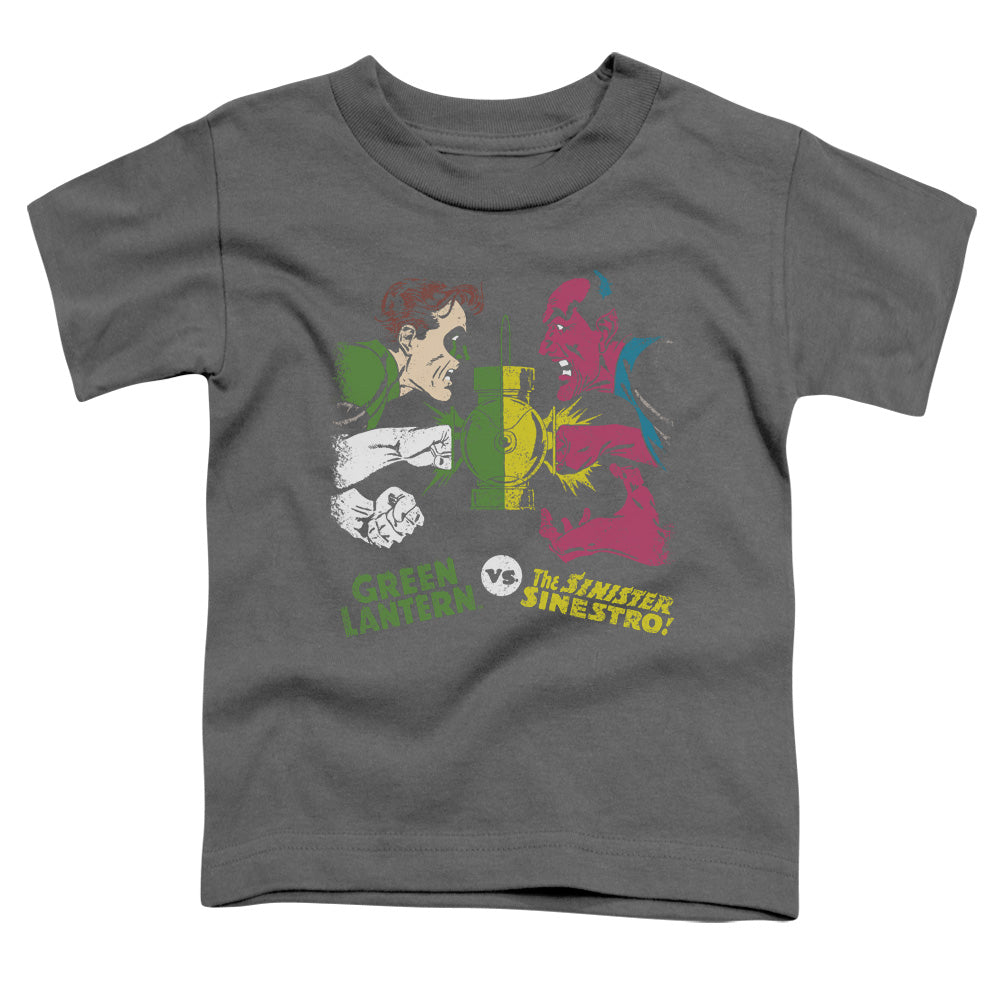 DC Comics Gl Vs Sinestro Toddler Kids Youth T Shirt Charcoal