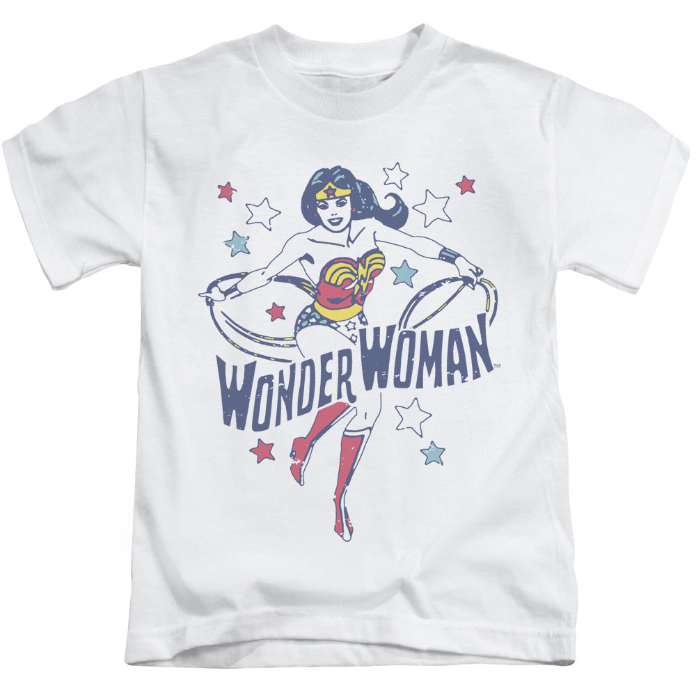 DC Comics Wonder Stars Juvenile Kids Youth T Shirt White 