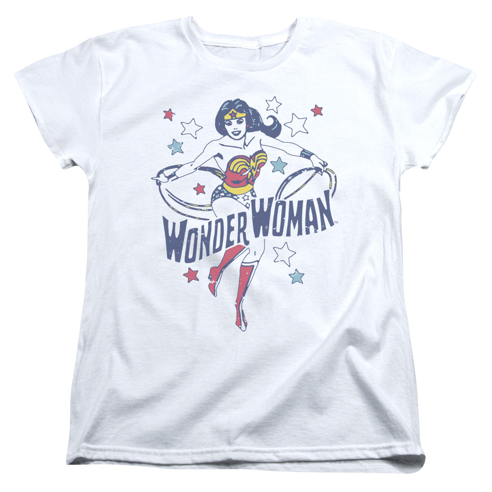 DC Comics Wonder Stars Womens T Shirt White