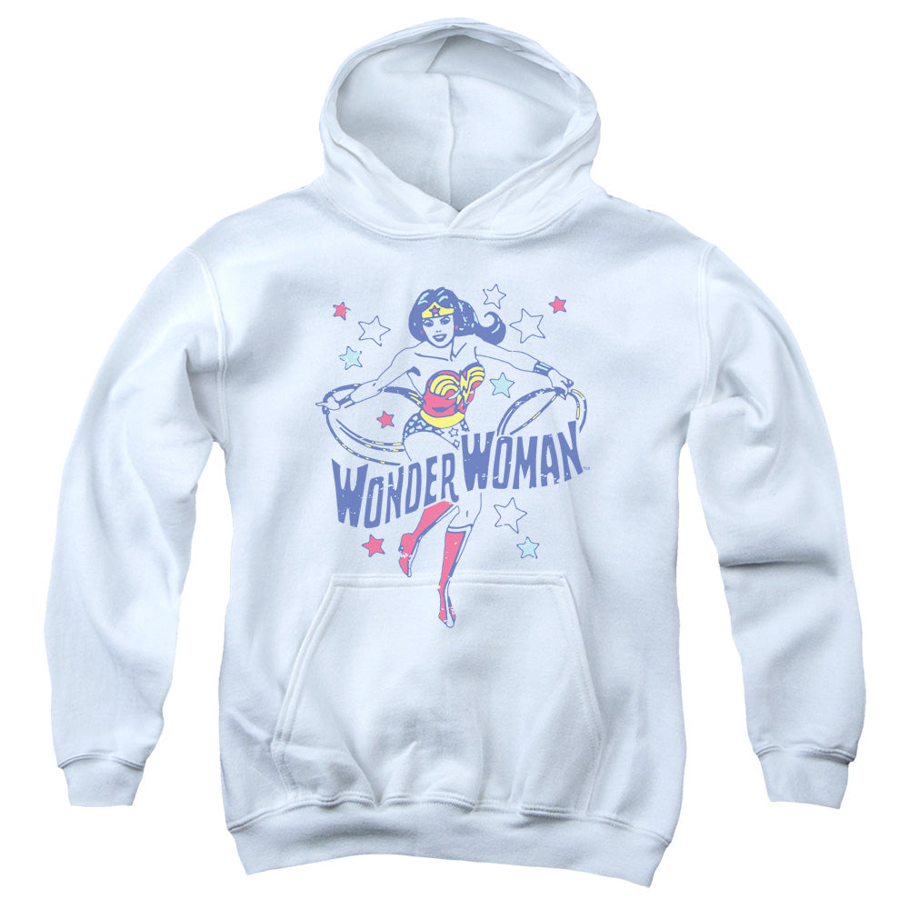 DC Comics Wonder Stars Kids Youth Hoodie White