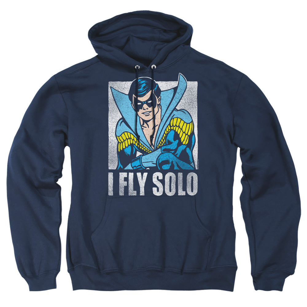 Dc Fly Solo Mens Hoodie Navy Officially Licensed