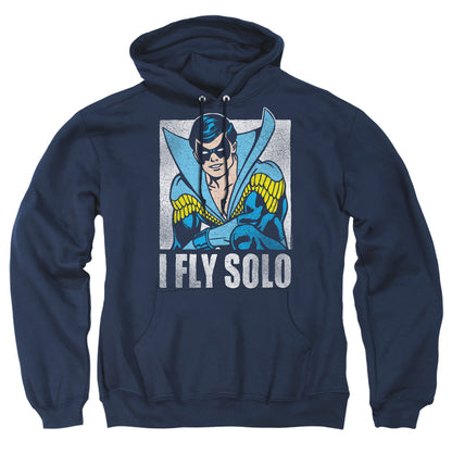 Dc Fly Solo Mens Hoodie Navy Officially Licensed