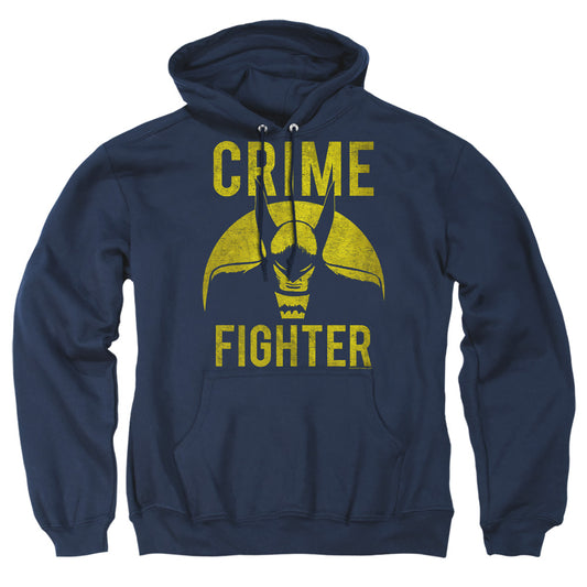Dc Fight Crime Mens Hoodie Navy Officially Licensed