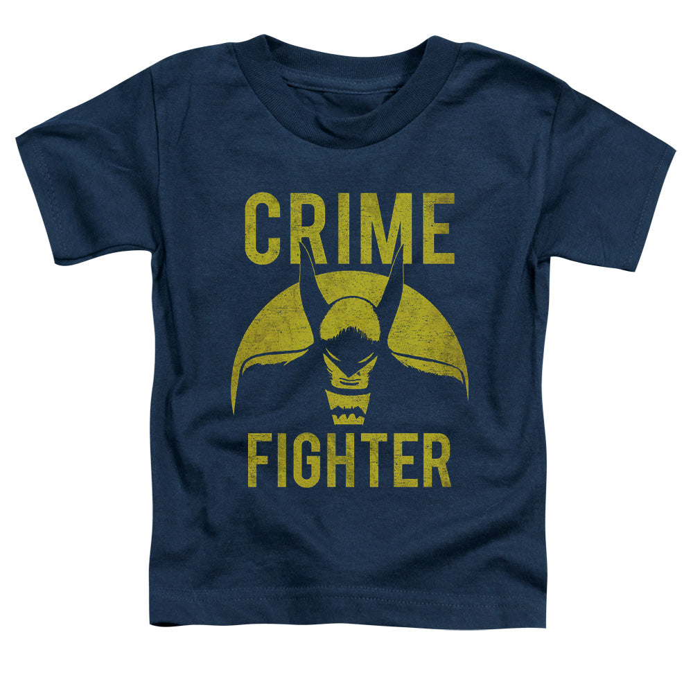 DC Comics Fight Crime Toddler Kids Youth T Shirt Navy Blue