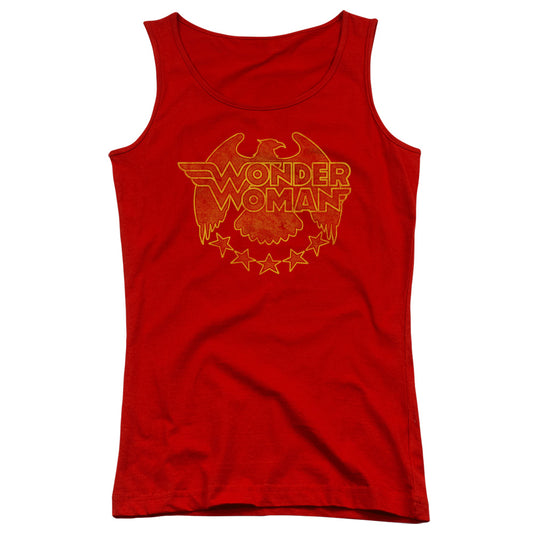 DC Comics Wonder Eagle Womens Tank Top Shirt Red