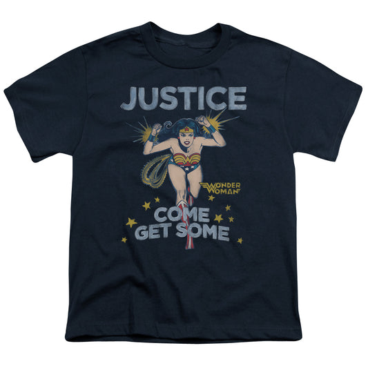 DC Comics Get Some Kids Youth T Shirt Navy Blue