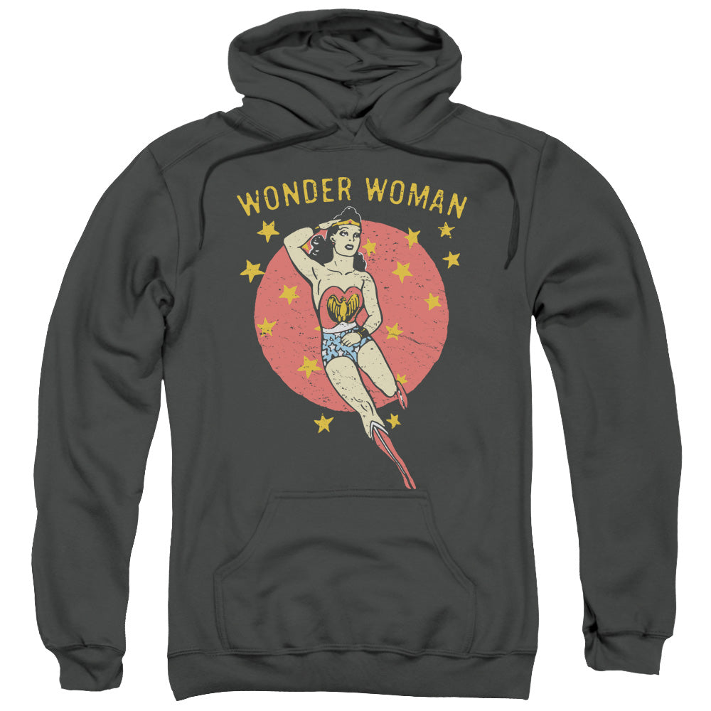 DC Comics Wonder Circle Mens Hoodie Charcoal