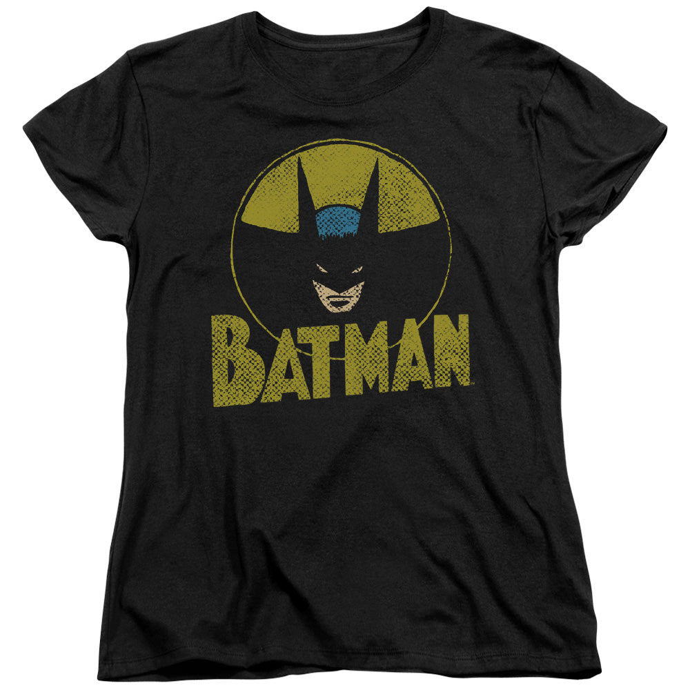 DC Comics Circle Bat Womens T Shirt Black