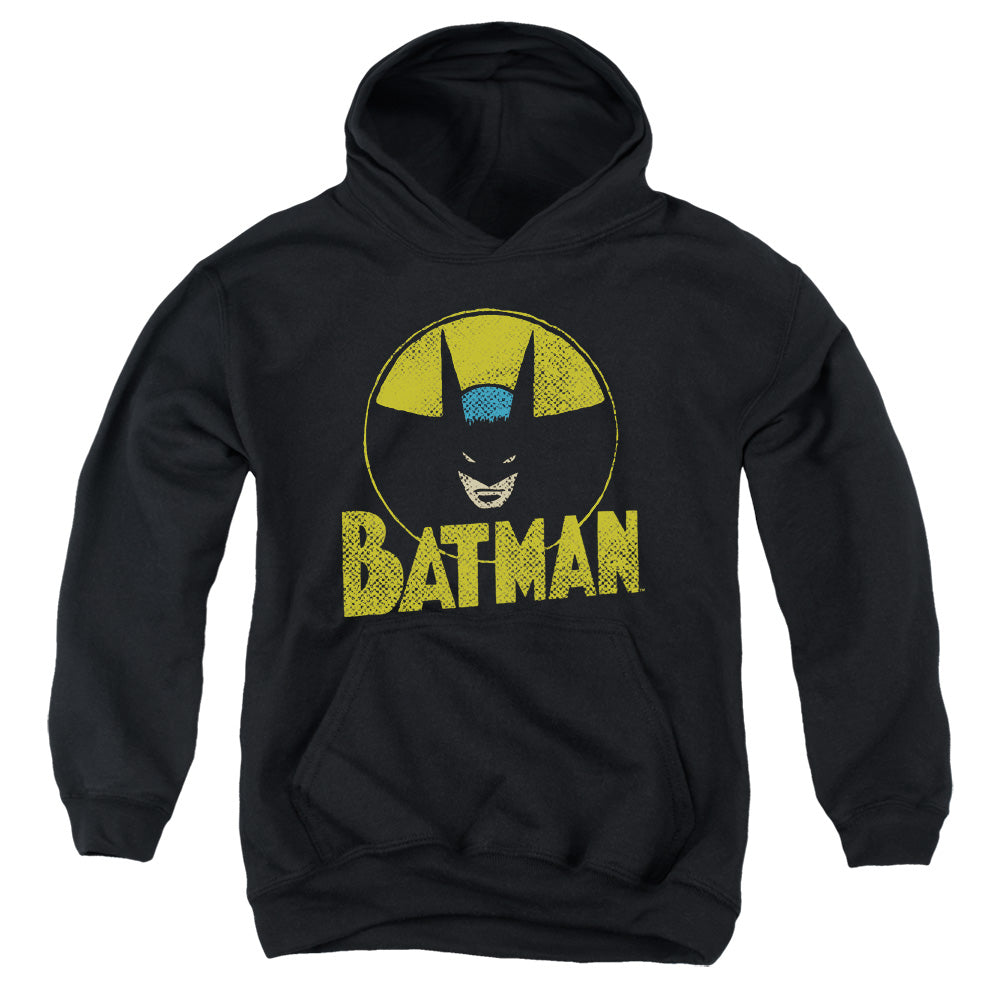 DC Comics Circle Bat Kids Youth Hoodie Black