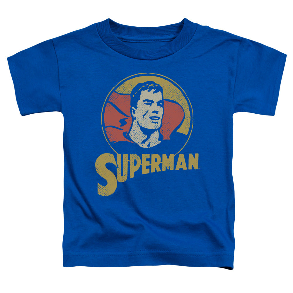 DC Comics Super Circle Toddler Kids Youth T Shirt Royal Blue