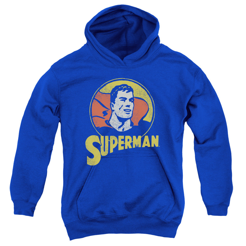 DC Comics Super Circle Kids Youth Hoodie Royal