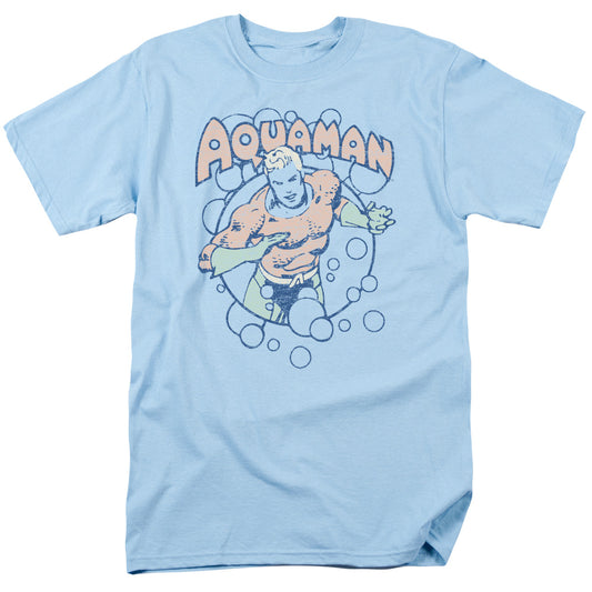 DC Comics Bubbles Mens T Shirt Light Blue