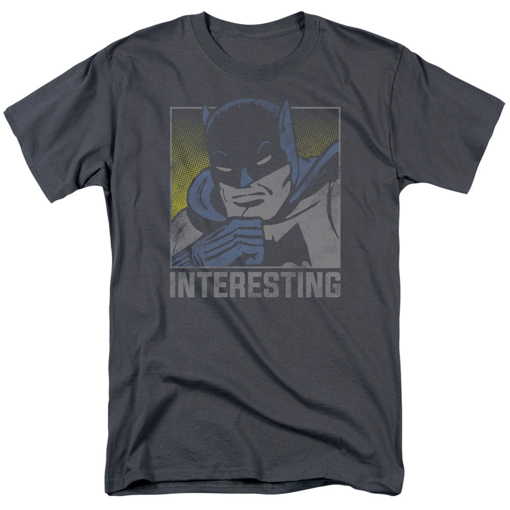 DC Comics Interesting Mens T Shirt Charcoal