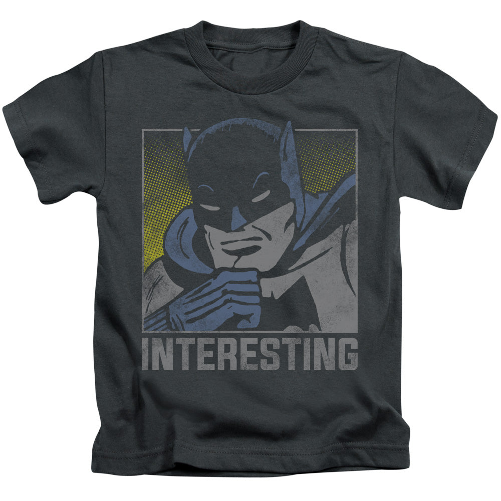 DC Comics Interesting Juvenile Kids Youth T Shirt Charcoal 
