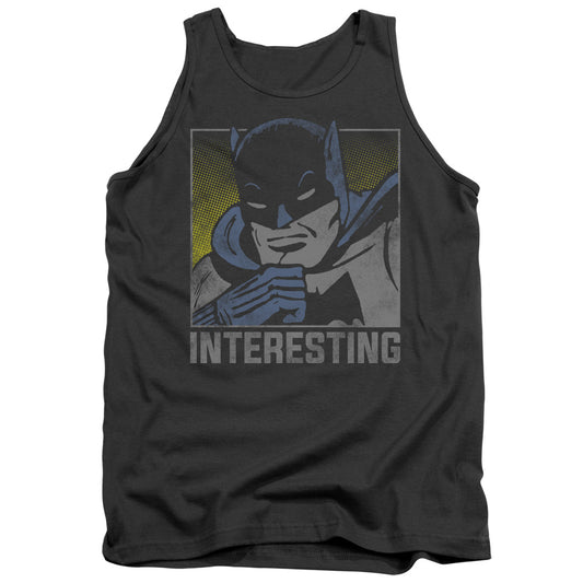 DC Comics Interesting Mens Tank Top Shirt Charcoal