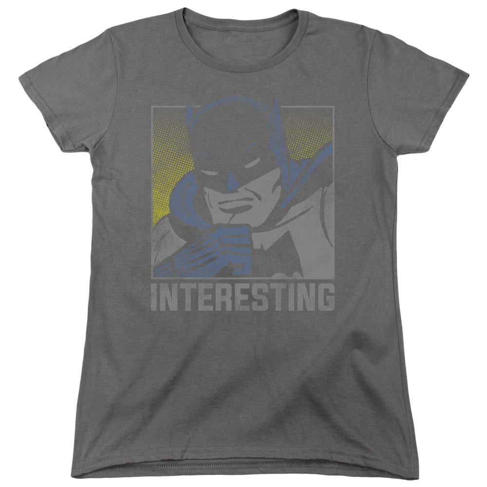 DC Comics Interesting Womens T Shirt Charcoal