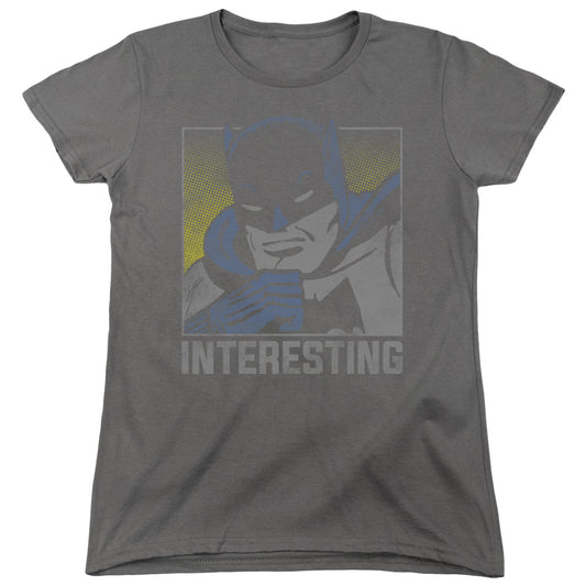 DC Comics Interesting Womens T Shirt Charcoal