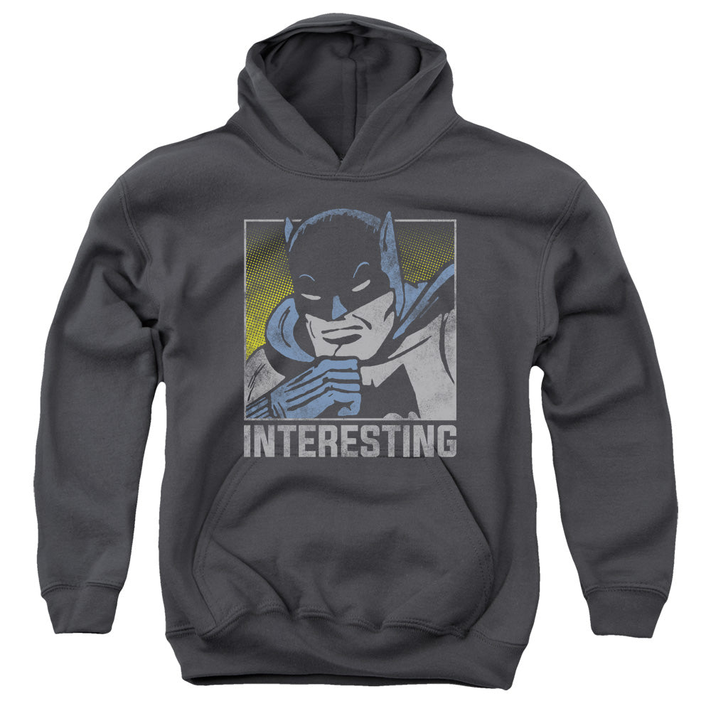 DC Comics Interesting Kids Youth Hoodie Charcoal