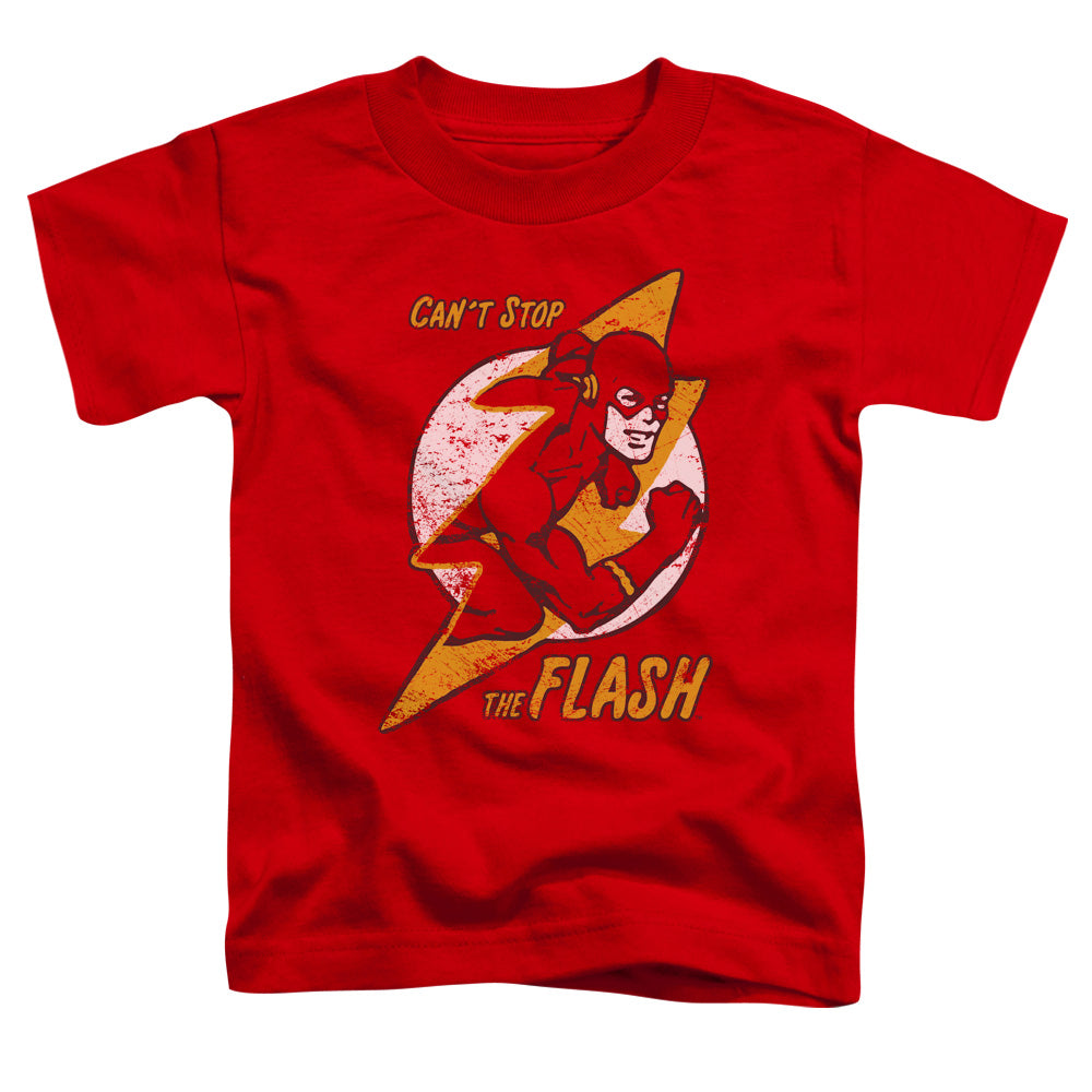 DC Comics Flash Flash Bolt Toddler Kids Youth T Shirt Red