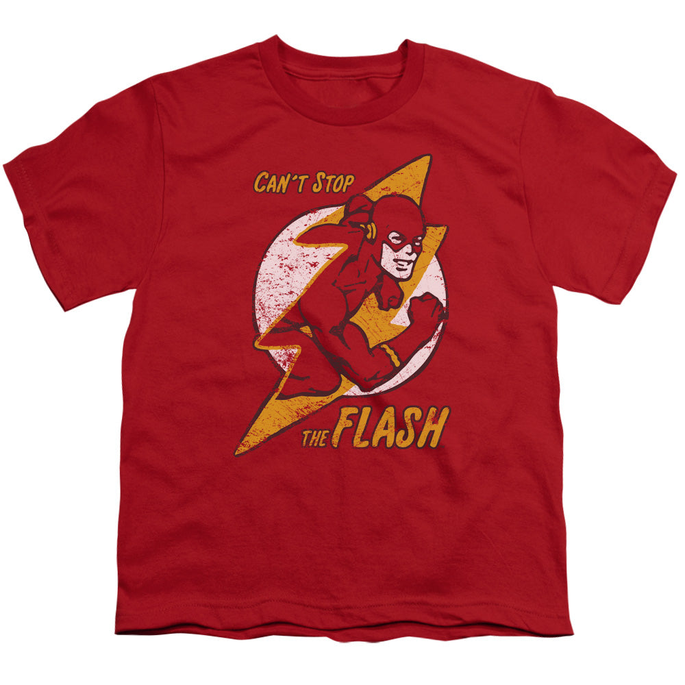 DC Comics Flash Flash Bolt Kids Youth T Shirt Red