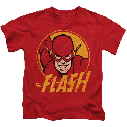 DC Comics Flash Flash Circle Juvenile Kids Youth T Shirt Red 