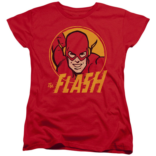 DC Comics Flash Flash Circle Womens T Shirt Red