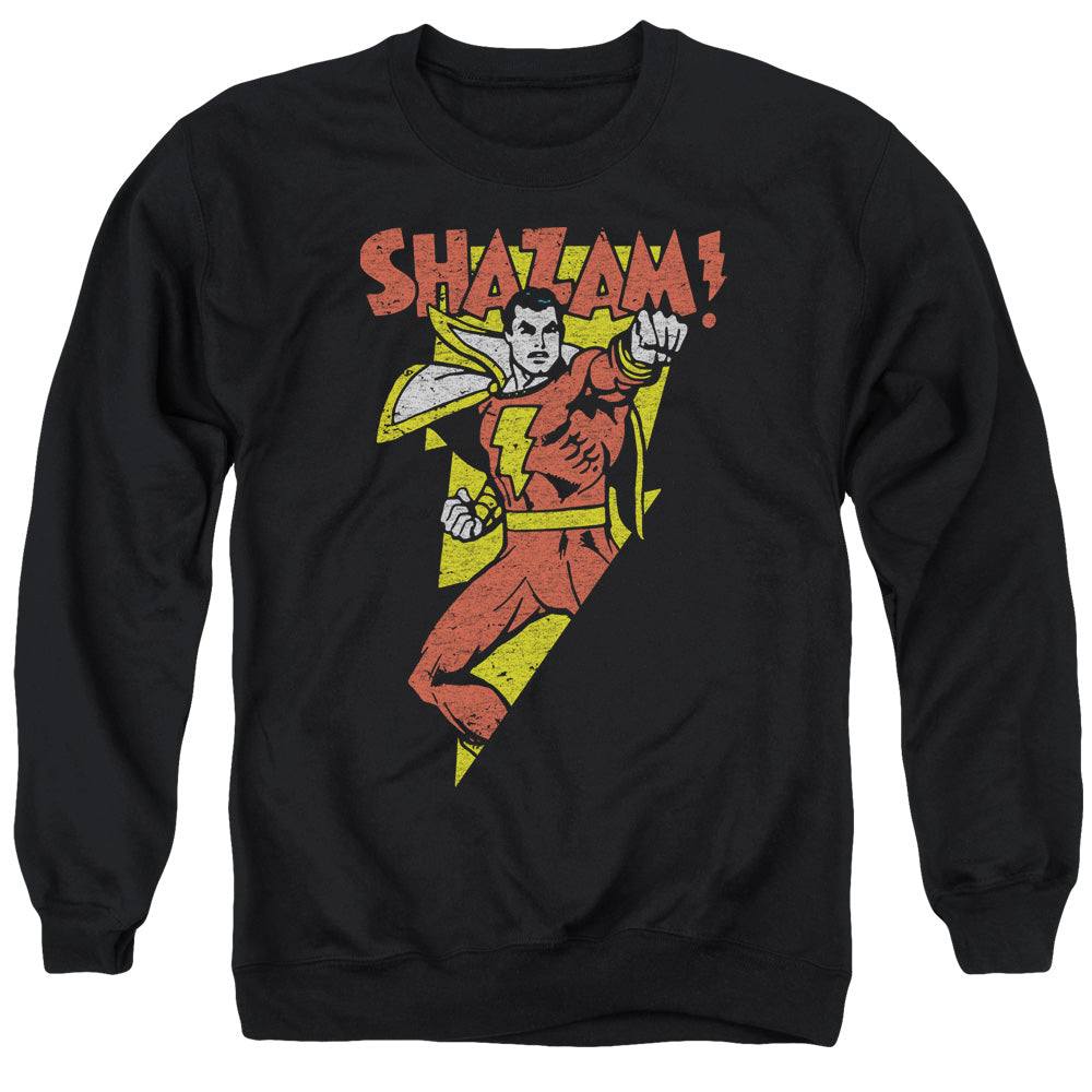 DC Comics in Bolt Mens Crewneck Sweatshirt Black