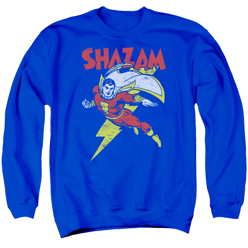 DC Comics Lets Fly Mens Crewneck Sweatshirt Royal Blue