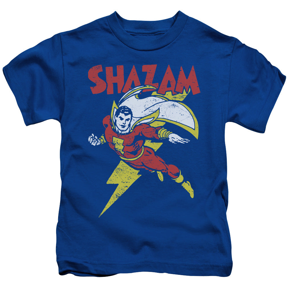 DC Comics Lets Fly Juvenile Kids Youth T Shirt Royal Blue 