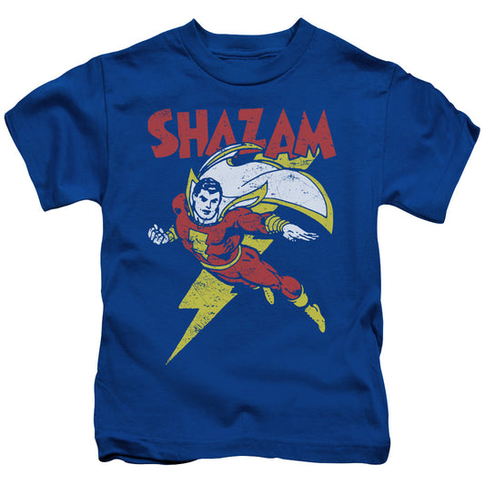 DC Comics Lets Fly Juvenile Kids Youth T Shirt Royal Blue 