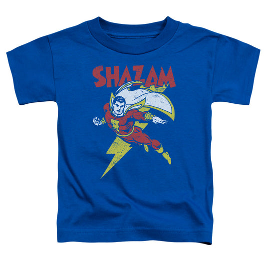 DC Comics Lets Fly Toddler Kids Youth T Shirt Royal Blue