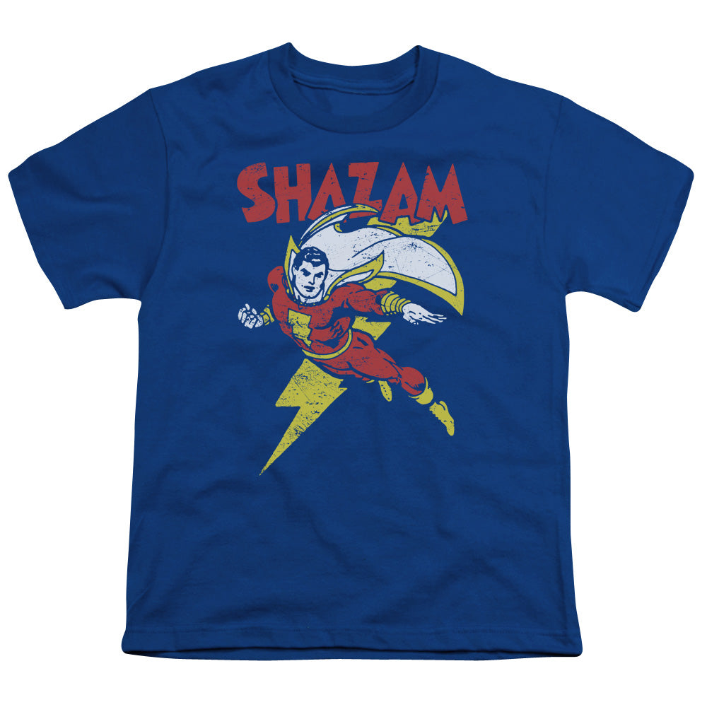 DC Comics Lets Fly Kids Youth T Shirt Royal Blue