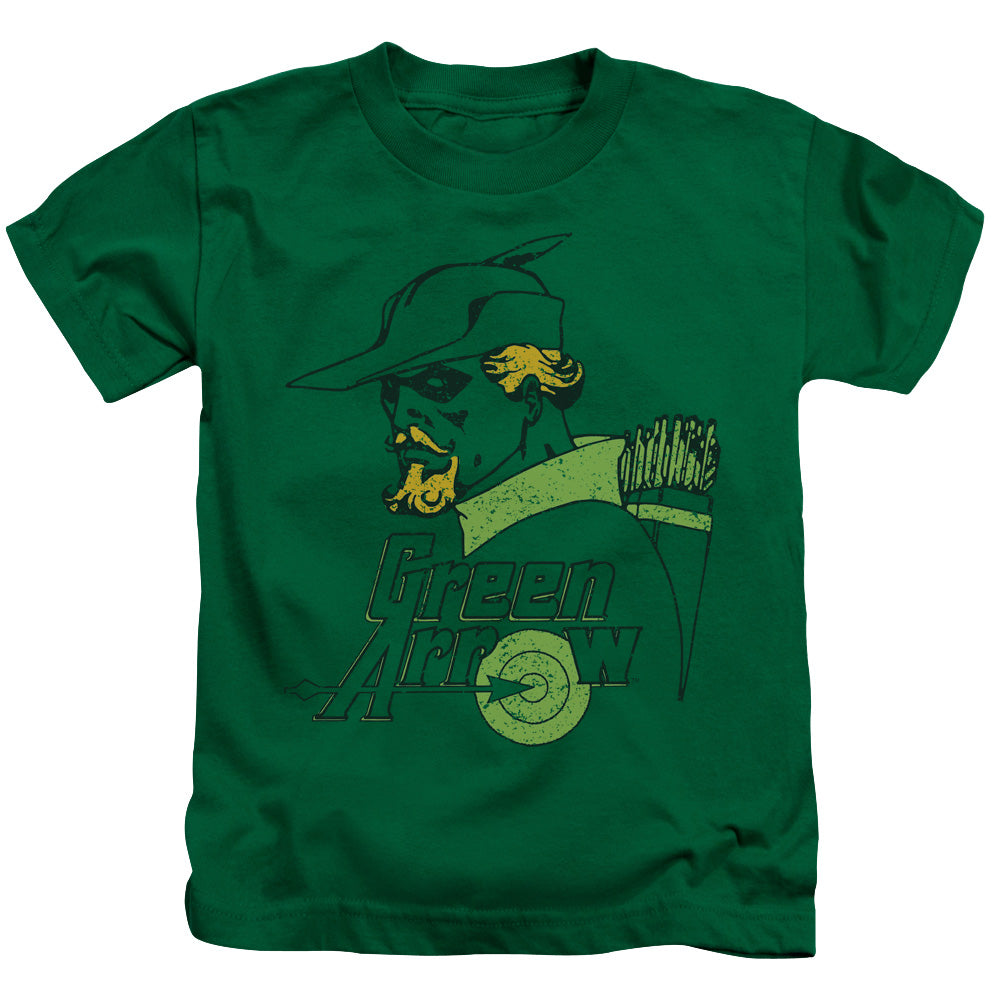 DC Comics Close Up Juvenile Kids Youth T Shirt Kelly Green 